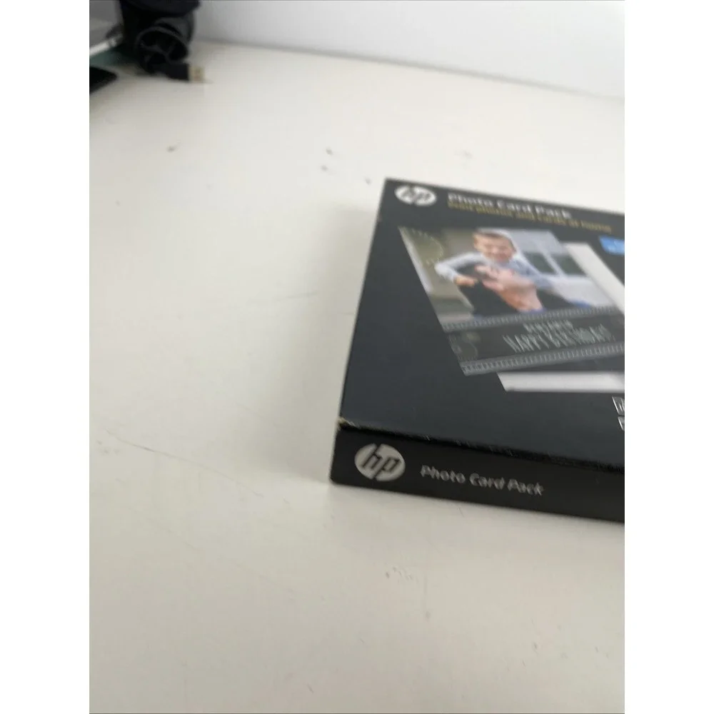 HP Inkjet Printer Glossy Photo Card Picture Paper Pack / NEW